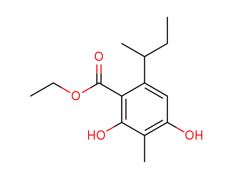 ethyl 2,4-dihydroxy-3-methyl-6-s-butylbenzoate