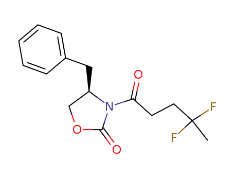 (4R)-3-(4,4-difluoro-1-oxopentyl)-4-(phenylmethyl)-2-oxazolidinone