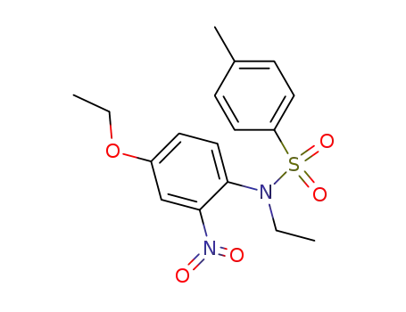 3-Nitro-1-ethoxy-4-<N-ethyl-p-toluolsulfonylamino>-benzol
