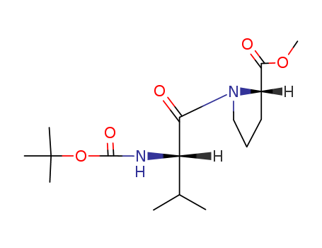 L-Proline, 1-[N-[(1,1-dimethylethoxy)carbonyl]-L-valyl]-, methyl ester