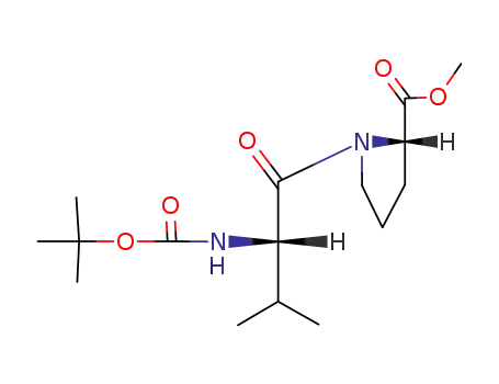 L-Proline, 1-[N-[(1,1-dimethylethoxy)carbonyl]-L-valyl]-, methyl ester