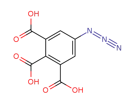 Molecular Structure of 125910-58-9 (5-azido-1,2,3-benzenetricarboxylic acid)