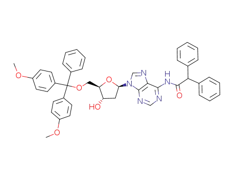Adenosine,
5'-O-[bis(4-methoxyphenyl)phenylmethyl]-2'-deoxy-N-(diphenylacetyl)-