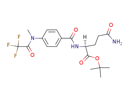 (S)-4-Carbamoyl-2-{4-[methyl-(2,2,2-trifluoro-acetyl)-amino]-benzoylamino}-butyric acid tert-butyl ester