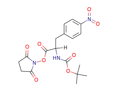 Carbamic acid,
[2-[(2,5-dioxo-1-pyrrolidinyl)oxy]-1-[(4-nitrophenyl)methyl]-2-oxoethyl]-,
1,1-dimethylethyl ester