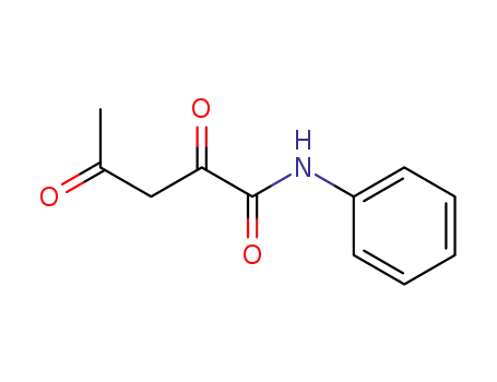 Molecular Structure of 503300-35-4 (2,4-dioxo-N-phenylpentanamide)