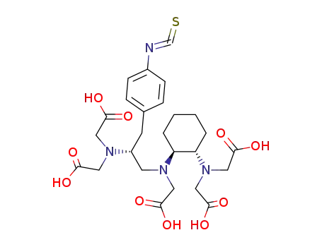 N-<2-amino-3-(p-isothiocyanatophenyl)propyl>-trans-cyclohexane-1,2-diamine-N,N',N'N'',N''-penta-acetic acid