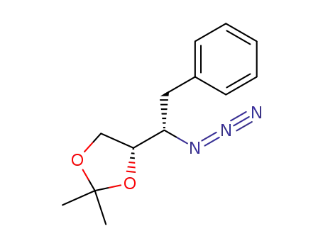 (2S,3S)-3-azido-1,2-O-methylethylidene-4-phenylbutane-1,2-diol
