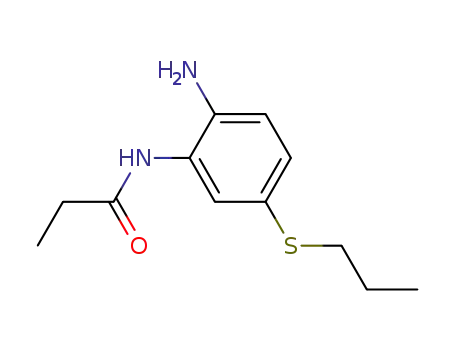 Propanamide, N-[2-amino-5-(propylthio)phenyl]-