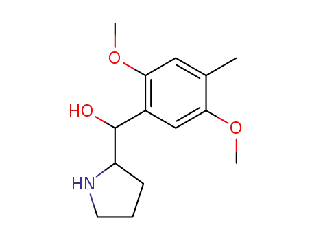 α-(2,5-dimethoxy-4-methylphenyl)-2-pyrrolidinemethanol