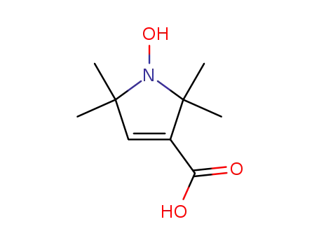 Molecular Structure of 111930-19-9 (3-CARBOXY-2,2,5,5-TETRAMETHYL-3-PYRROLIN-1-YLOXY, FREE RADICAL)