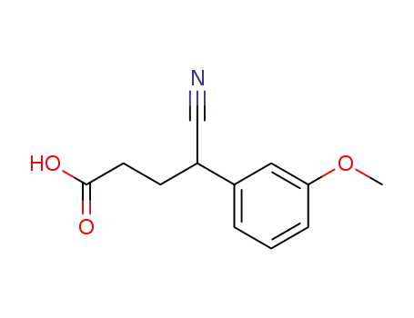 4-cyano-4-(3-methoxyphenyl)butyric acid