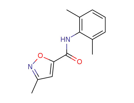 Molecular Structure of 130403-05-3 (N-(2,6-dimethylphenyl)-3-methylisoxazole-5-carboxamide)