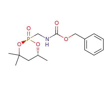 (2R,6R)-2-<(N-phenylmethoxycarbonyl)aminomethyl>-4,4,6-trimethyl-1,3,2-dioxaphosphorinane-2-oxide