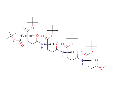 N-(tert-butoxycarbonyl)-γ-L-glutamyl-γ-L-glutamyl-γ-L-glutamyl-L-glutamic acid, α,α',α'',α'''-tetra-tert-butyl γ-methyl pentaester