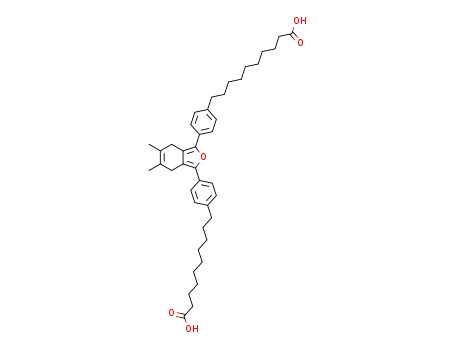 (4,7-dihydro-5,6-dimethylisobenzofuran-1,3-diyl)bis(benzene-p-decanoic acid)