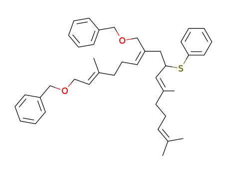 (2E,6Z,10E)-1-benzyloxy-7-<(benzyloxy)methyl>-3,11,15-trimethyl-9-phenylthio-2,6,10,14-hexadecatetraene