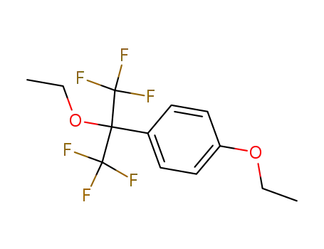 1-Ethoxy-4-(1-ethoxy-2,2,2-trifluoro-1-trifluoromethyl-ethyl)-benzene