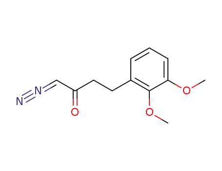1-diazo-4-(2,3-dimethoxyphenyl)-2-butanone