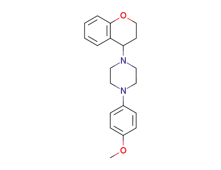 Molecular Structure of 81816-70-8 (1-(3,4-dihydro-2H-chromen-4-yl)-4-(4-methoxyphenyl)piperazine)