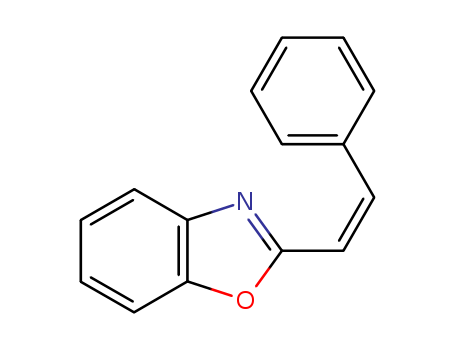 Benzoxazole,2-(2-phenylethenyl)-, (Z)- (9CI)