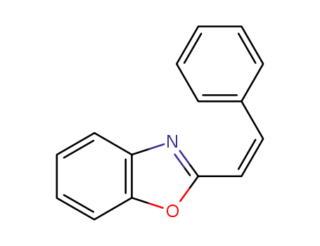 Molecular Structure of 78685-70-8 ((E)-2-Styrylbenzoxazole)