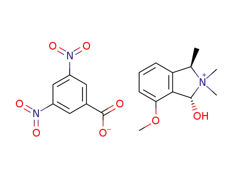 (+/-)-1H-1-hydroxy-2,3-dihydro-2,2,3-trimethyl-7-methoxyisoindolium 3,5-dinitrobenzoate