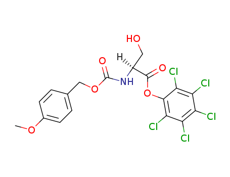 pentachlorophenyl N-[[(4-methoxyphenyl)methoxy]carbonyl]-L-serinate