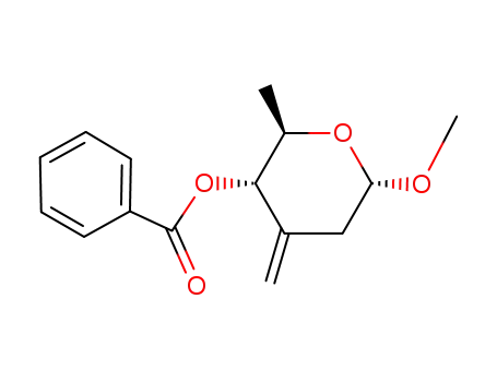 Methyl-4-O-benzoyl-2,3,6-tridesoxy-3-C-methylen-α-D-erythro-hexopyranosid