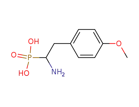Molecular Structure of 66794-14-7 (Phosphonic acid, [1-amino-2-(4-methoxyphenyl)ethyl]-)