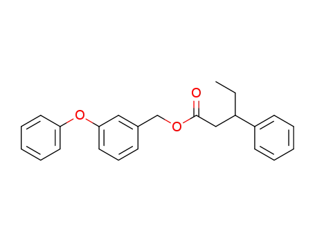 Benzenepropanoic acid, b-ethyl-, (3-phenoxyphenyl)methyl ester