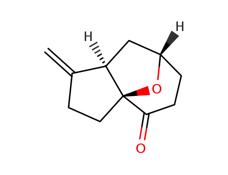 1β,5β-epoxy-8-methylene-1β,7α-bicyclo<5.3.O>decan-2-oneone