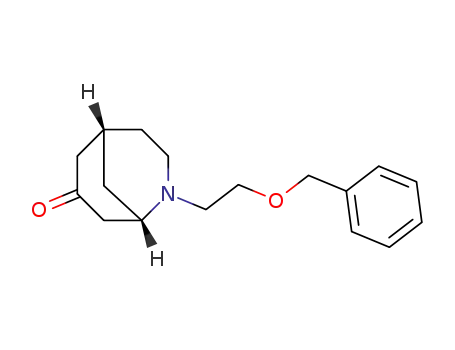 2-Azabicyclo[3.3.1]nonan-7-one, 2-[2-(phenylmethoxy)ethyl]-