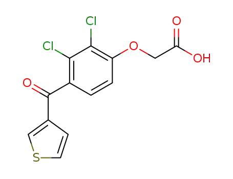 Molecular Structure of 55901-69-4 ([2,3-Dichloro-4-[(3-thienyl)carbonyl]phenoxy]acetic acid)