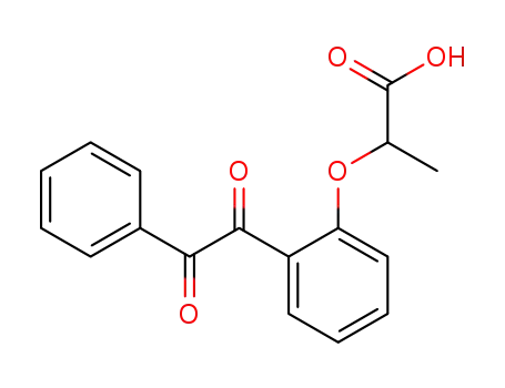 Propanoic acid, 2-[2-(oxophenylacetyl)phenoxy]-