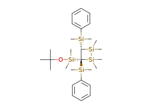(3R,4R)-3-(tert-Butoxy-dimethyl-silanyl)-3,4-bis-(dimethyl-phenyl-silanyl)-1,1,2,2-tetramethyl-[1,2]disiletane