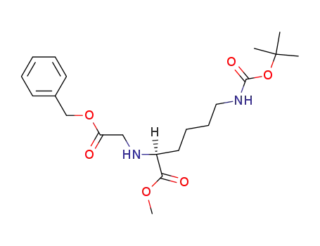 (S)-2-(Benzyloxycarbonylmethyl-amino)-6-tert-butoxycarbonylamino-hexanoic acid methyl ester