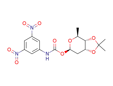 1-O-(3,5-dinitrophenylcarbamoyl)-3,4-O-isopropylidene-α-L-digitoxopyranose