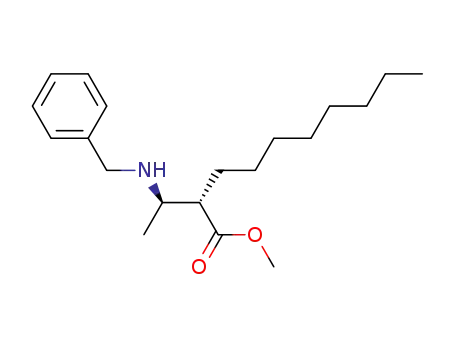 methyl 3-(benzylamino)-2-octylbutanoate
