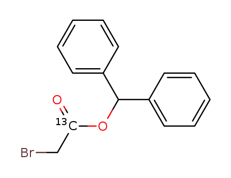 diphenylmethyl 2-bromo<1-13C>acetate