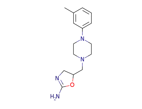 Molecular Structure of 144881-39-0 (5-{[4-(4-methylphenyl)piperazin-1-yl]methyl}-4,5-dihydro-1,3-oxazol-2-amine)