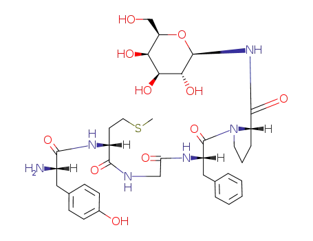 엔케팔린아미드, Met(2)-Pro(5)-(N(1,5))-갈락토피라노실-