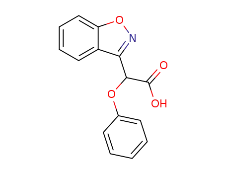 1,2-Benzisoxazole-3-acetic acid, a-phenoxy-