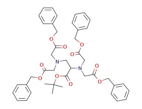 2,3-bis<di(benzyloxycarbonylmethyl)amino>propionic acid t-butyl ester