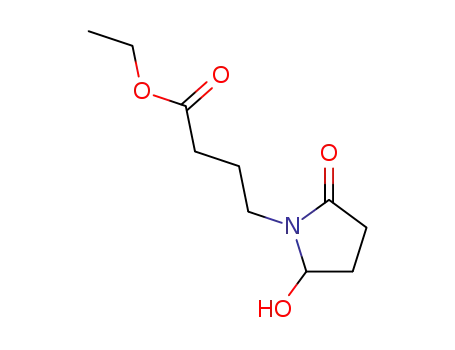 1-(3-ethoxycarbonylpropyl)-5-hydroxypyrrolidin-2-one