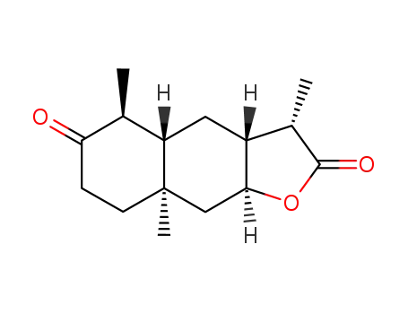 3-oxo-5,7,11αH,4,8βH-eudesman-8,12-olide