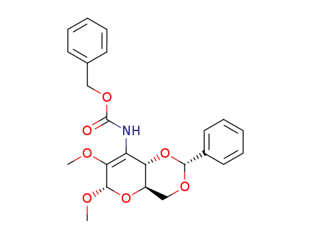 Methyl-4,6-O-benzyliden-3-<(benzyloxycarbonyl)amino>-2-O-methyl-3-desoxy-α-D-erythro-hex-2-enopyranosid