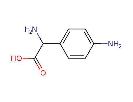 Benzeneacetic acid, alpha,4-diamino- (9CI)