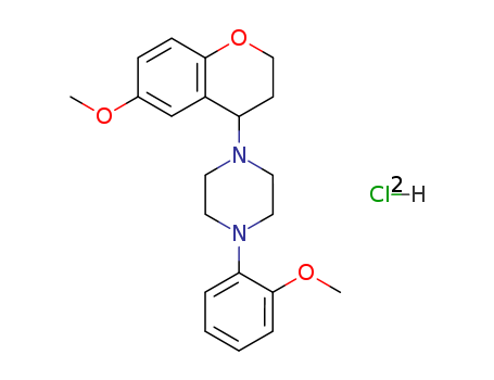 1-(6-methoxy-3,4-dihydro-2H-chromen-4-yl)-4-(2-methoxyphenyl)piperazine dihydrochloride