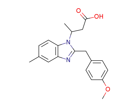 3-[2-(4-Methoxy-benzyl)-5-methyl-benzoimidazol-1-yl]-butyric acid